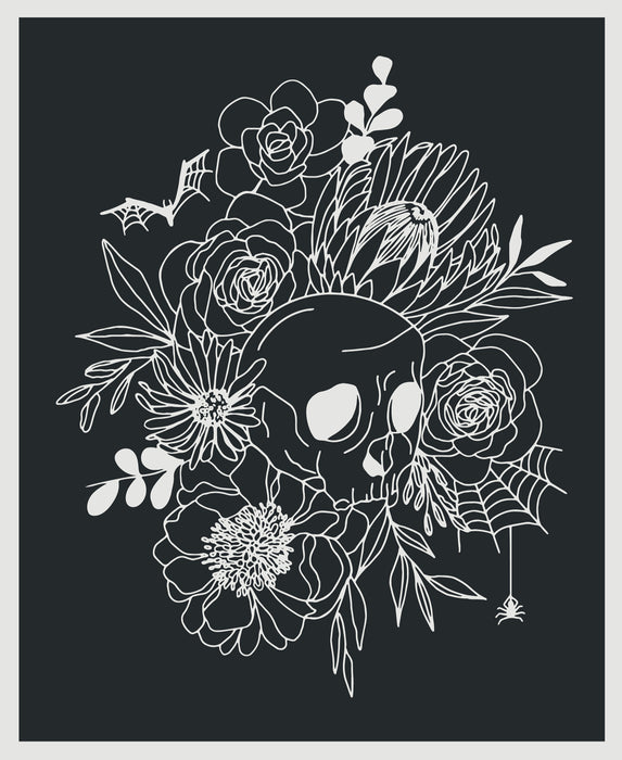 Noir Panel - Skull Midnight Ghost