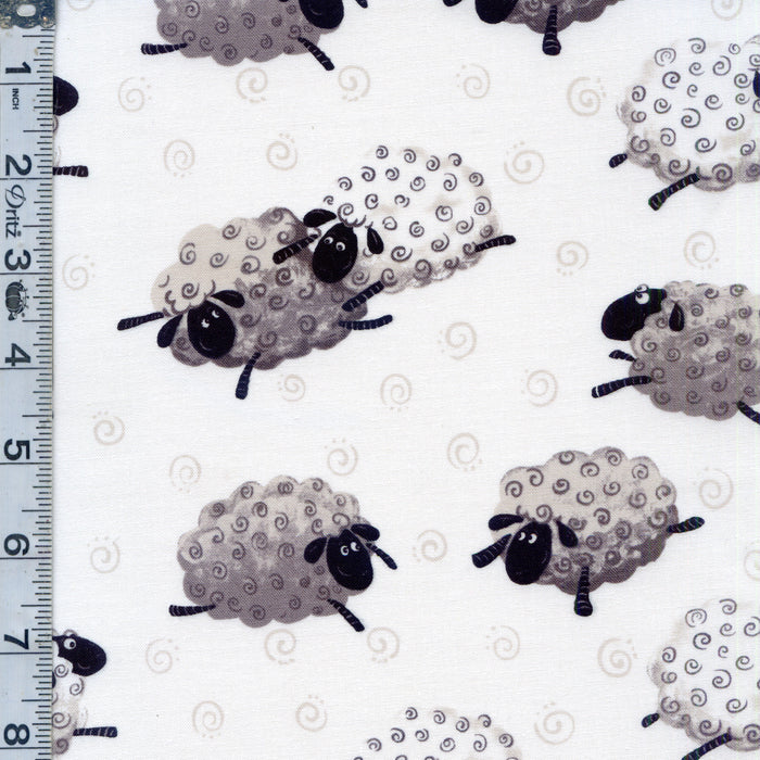 Lewe the Ewe - Tossed Sheep White
