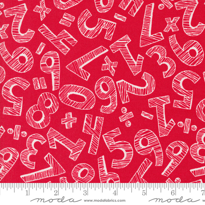 Back To School - Numbers Text Apple