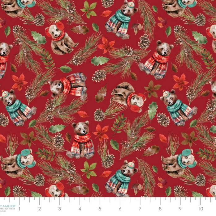 Merry Beary - Cozy Cubs Red