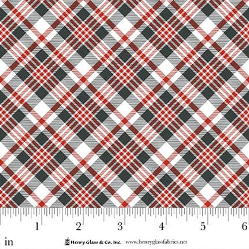 Pinecone Ridge Lodge - Bias Plaid Multi 15" Remnant