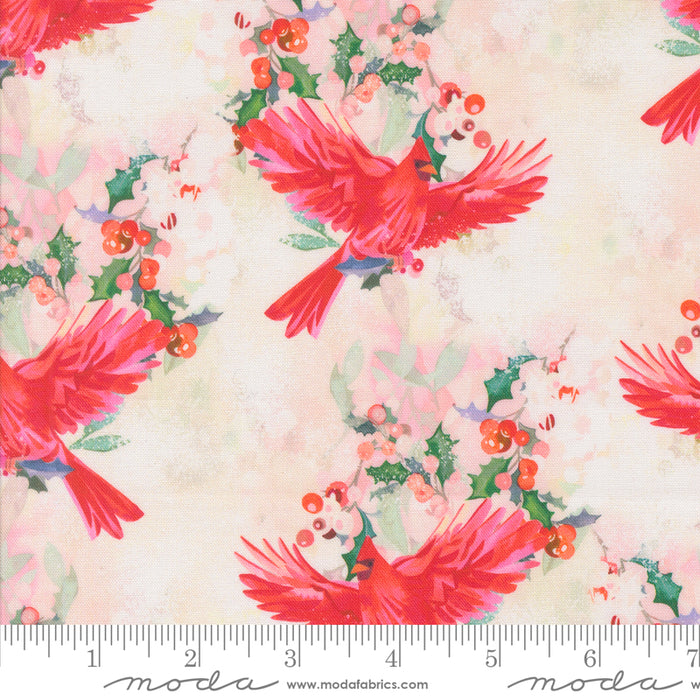 Love & Cheer - Cardinal In Flight Snowflake