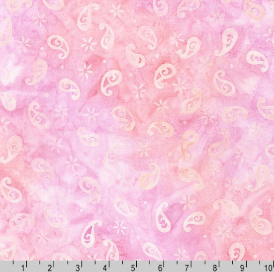 Artisan Batiks: Petite Pastels - Paisley Pink