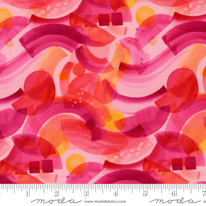 Playgrounds - Abstract Waves Pink