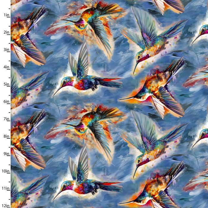 Hummingbird Bouquet - Flying