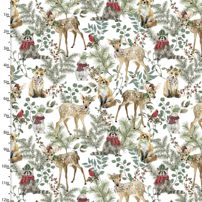 Whimsy Winter Woodland - Animals White