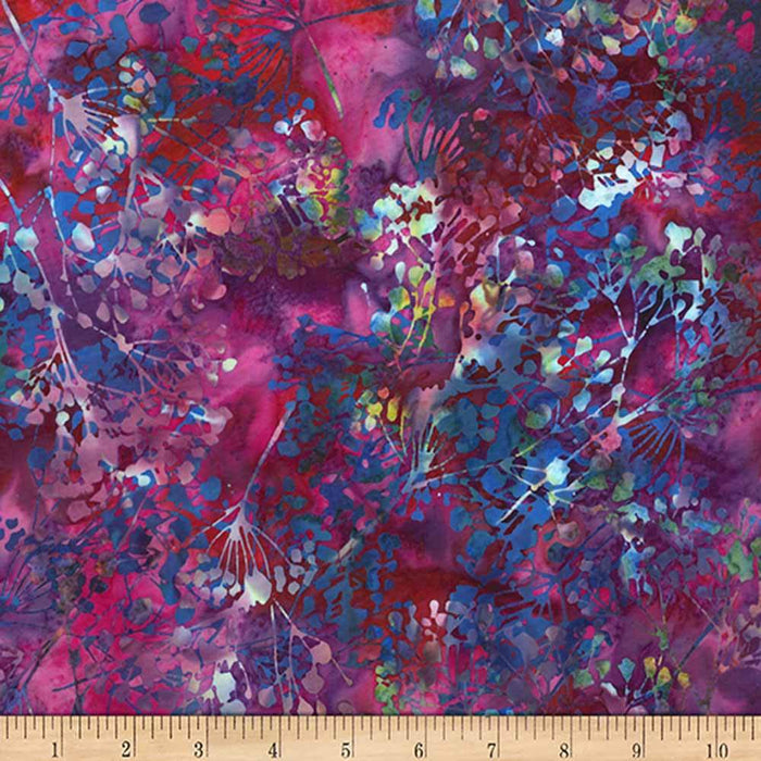 Amethyst Hoffman Challenge Batiks - Twigs Fuchsia