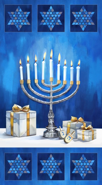 Starlight Metallic - Menorah Panel