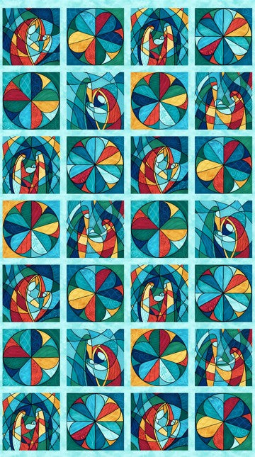 Nativity - Stained Glass Blocks Multi