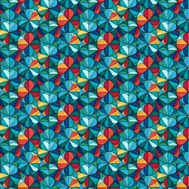Nativity - Circles Teal