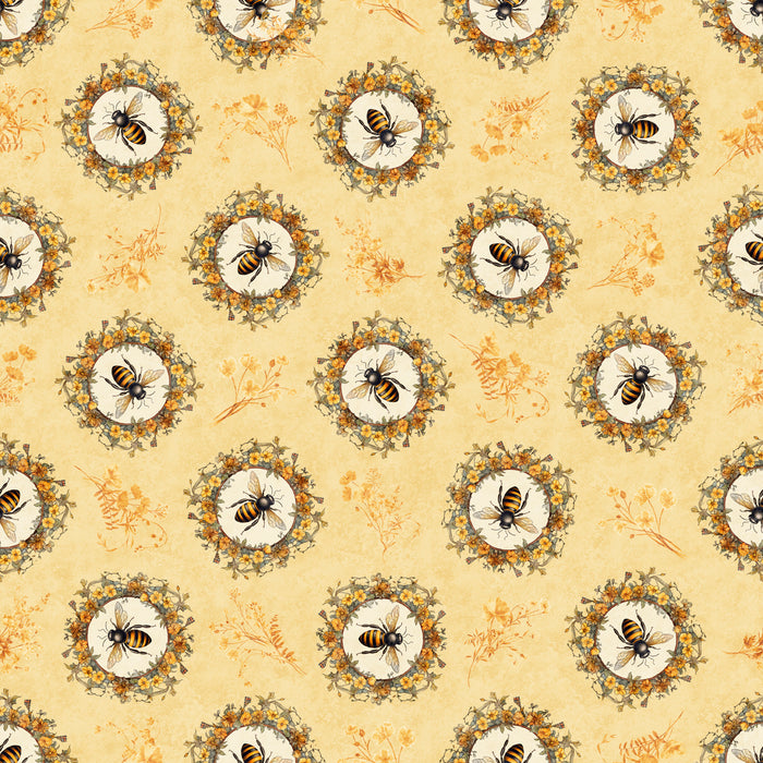 Queen Bee - Bee Circle Vignette Honey