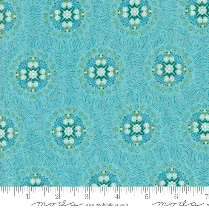Sunday Brunch - Crepe Geometrics Mint Tea