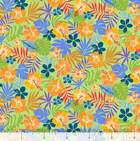 Jungle Friends - Palm Leaves Lime