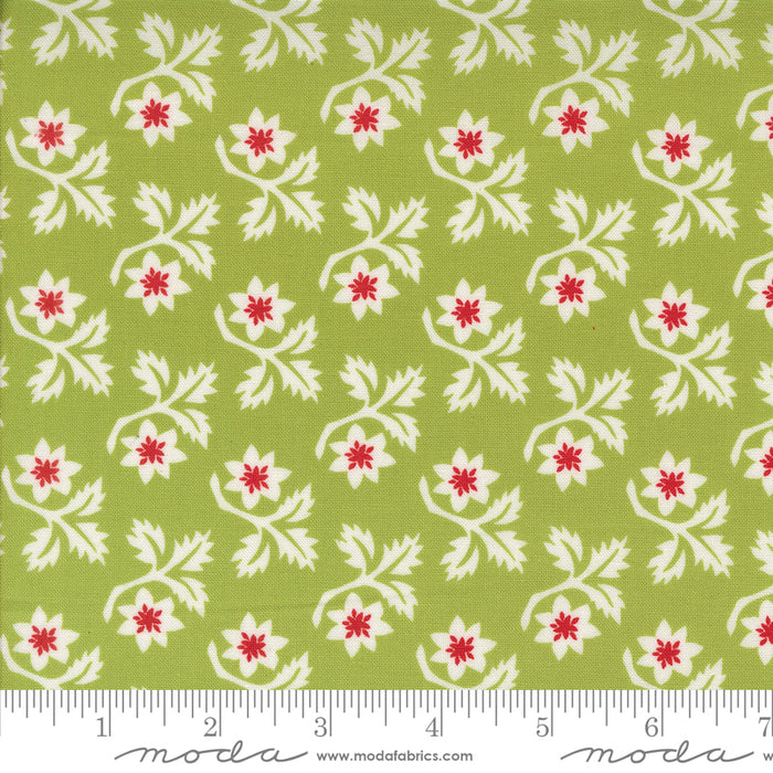 Buon Natale - Woodcut Florals Cedar