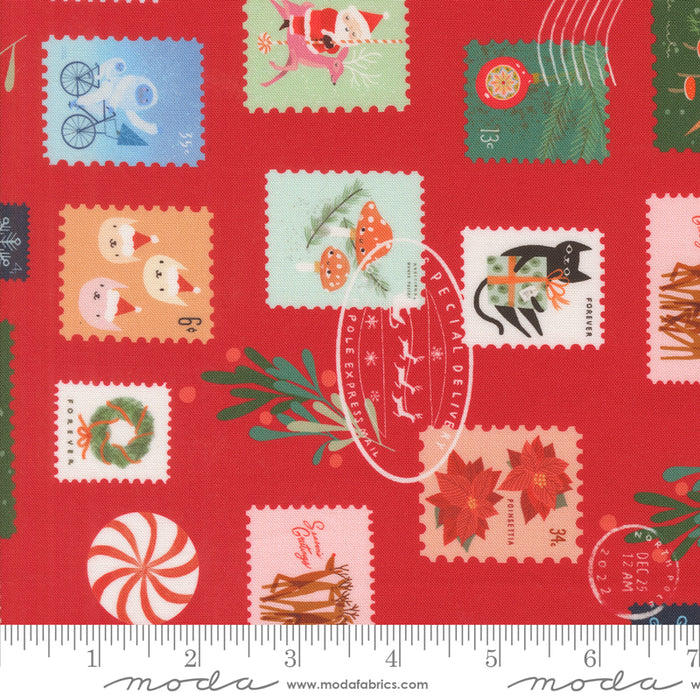 Tiny Christmas - Stamps Red
