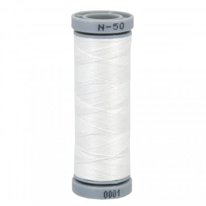 Presencia 50 wt. 3 Ply Cotton Sewing Thread - White