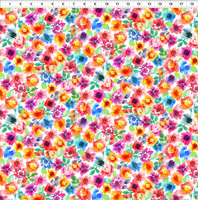 Sew Spring! - Watercolor Florals Multi