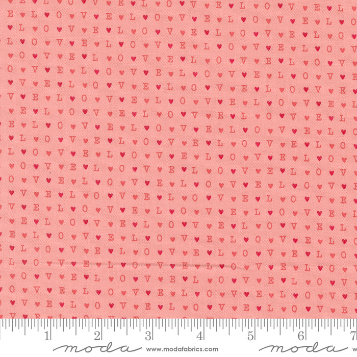 Love Blooms - LOVE Text Blush