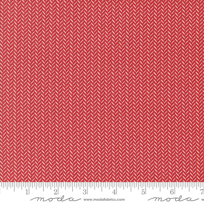 Berry & Pine - Yule Herringbone Cranberry