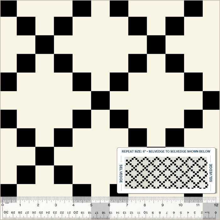 Perfect Points - Nine Patch Black & White