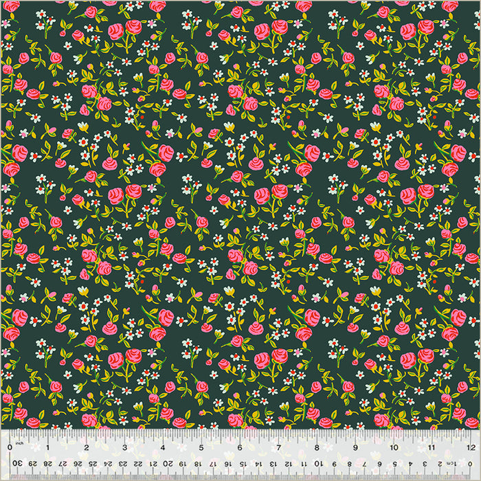Heather Ross by Hand - Mousy Floral Pasture