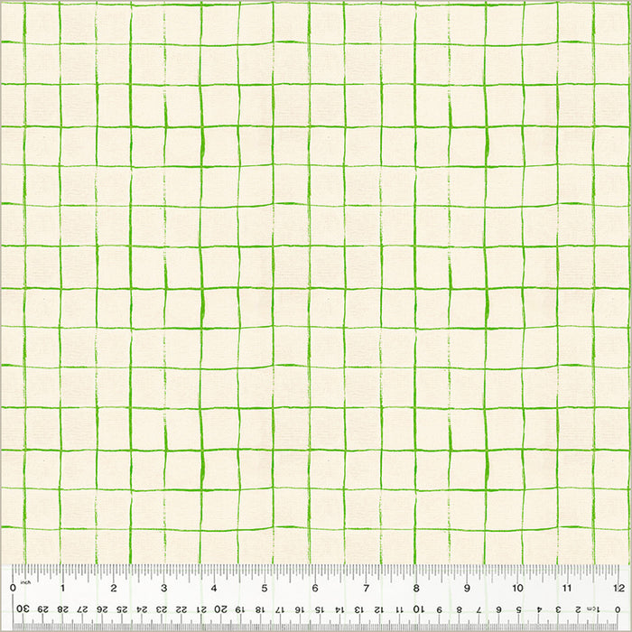 Heather Ross by Hand - Drawn Plaid Cotton