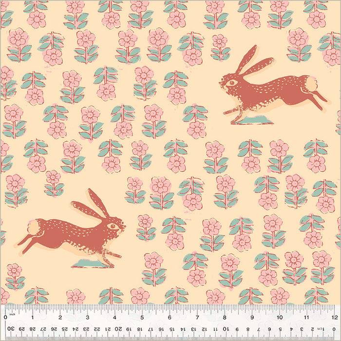 Rabbits - 108" Wide Blush