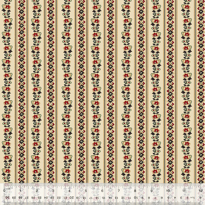 Circa: Turkey Red - Meander Cream