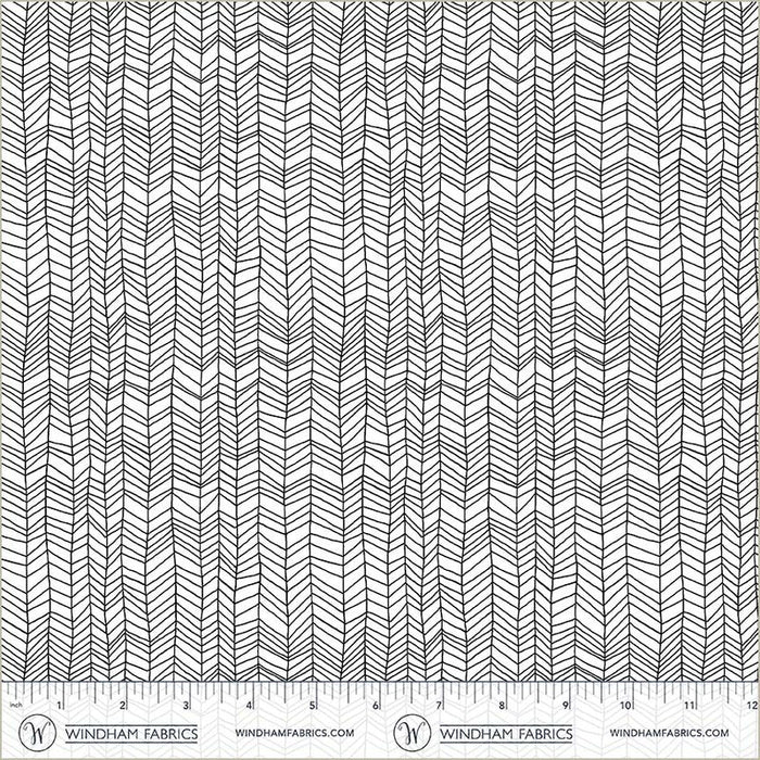 Pen & Petal - Herringbone White