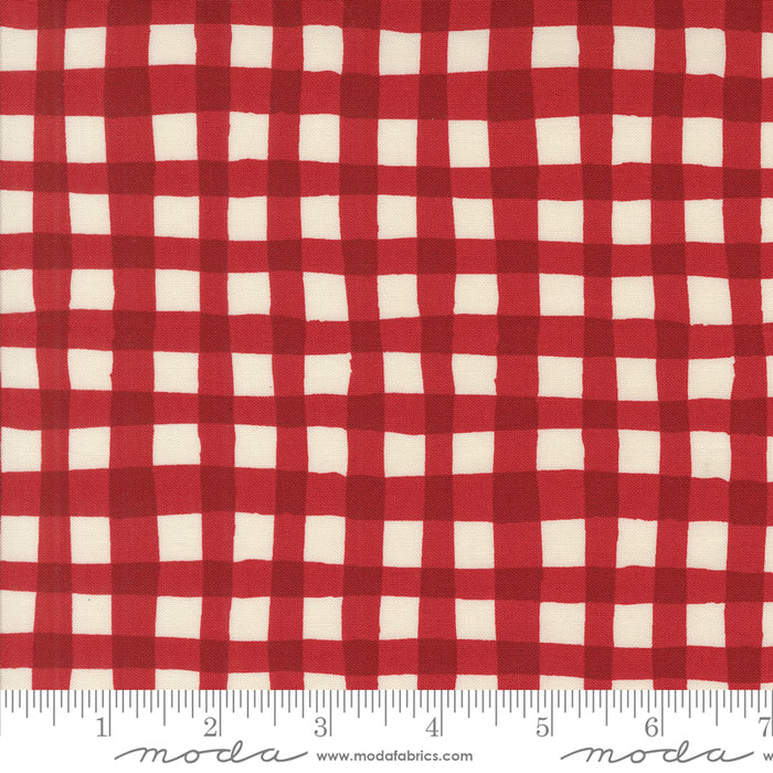 Emmitt & Ivy - Winter Picnic Checks Red