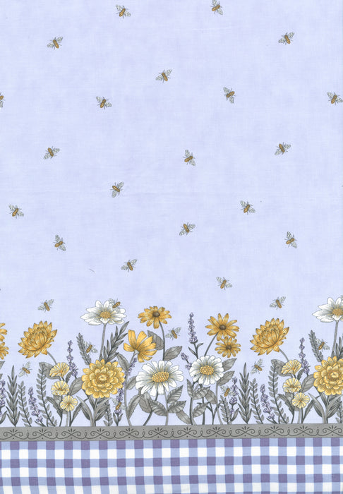Honey & Lavender - Double Border Bees Soft Lavender