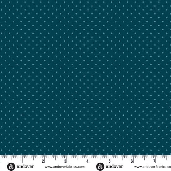 Poppy Seeds - Indigo 12-1/2" Remnant