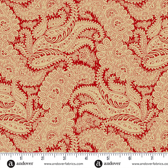 Carolina - Broad Damask Red