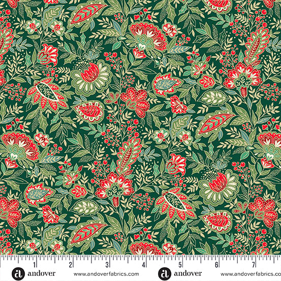 Good Tidings Metallic - Sarasa Green