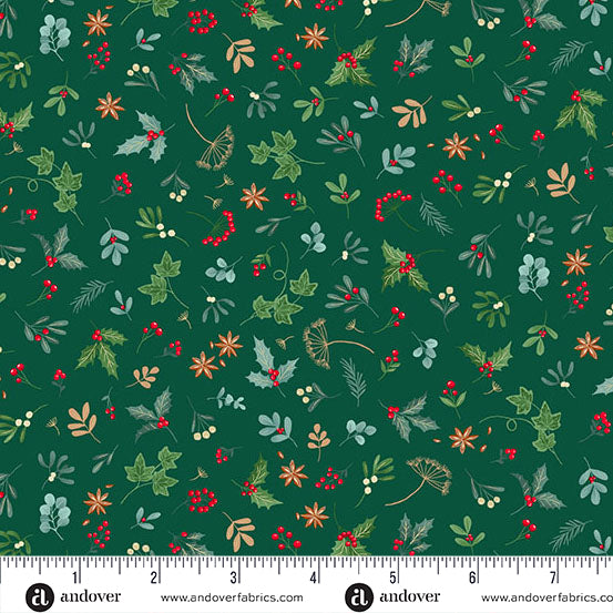 Good Tidings Metallic - Sprig Green