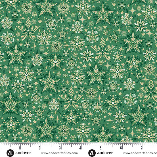 Good Tidings Metallic - Frosty Green