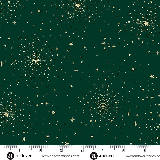 Good Tidings Metallic - Christmas Star Green