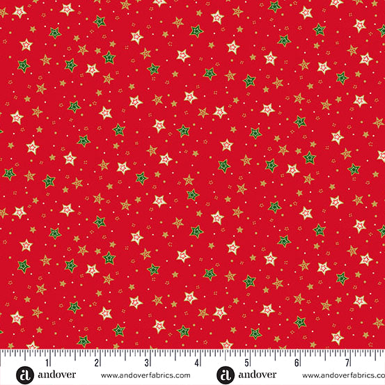 Jolly Saint Nick Metallic - Sparkle Red