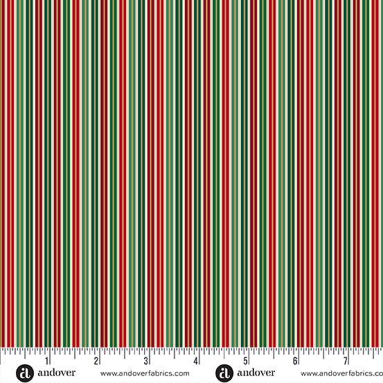 Jolly Saint Nick Metallic - Stripe Multi