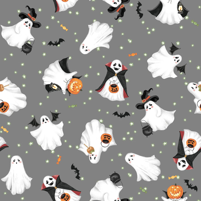 Paranormal Parade - Festive Ghosts Grey