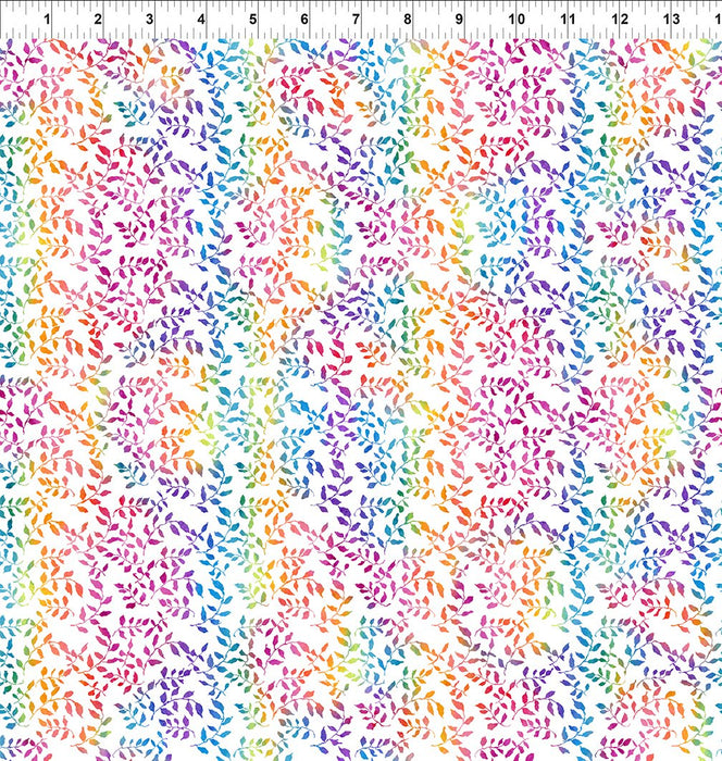 Sew Spring! - Vines Rainbow White