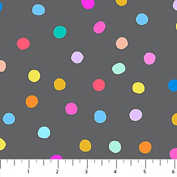 Dewfall - Pompoms Gray Multi