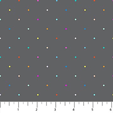 Dewfall - Ditsy Dots Gray Multi