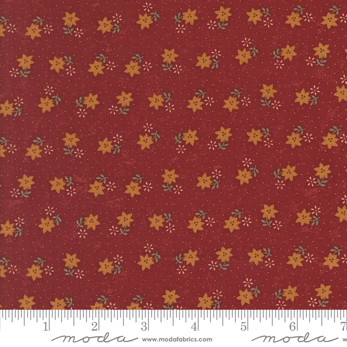 A Vintage Christmas - Cactus Florals Red