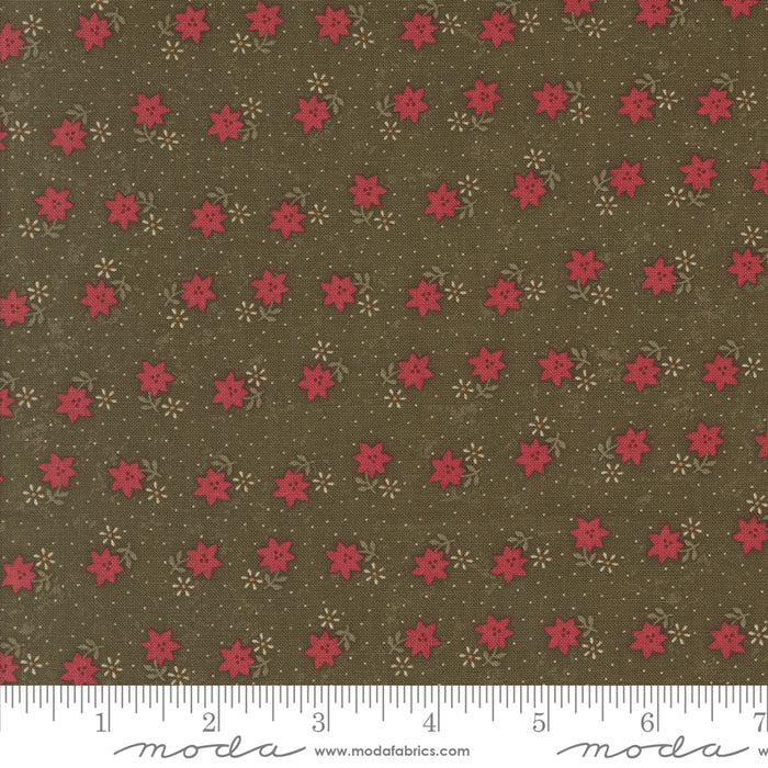 A Vintage Christmas - Cactus Florals Green