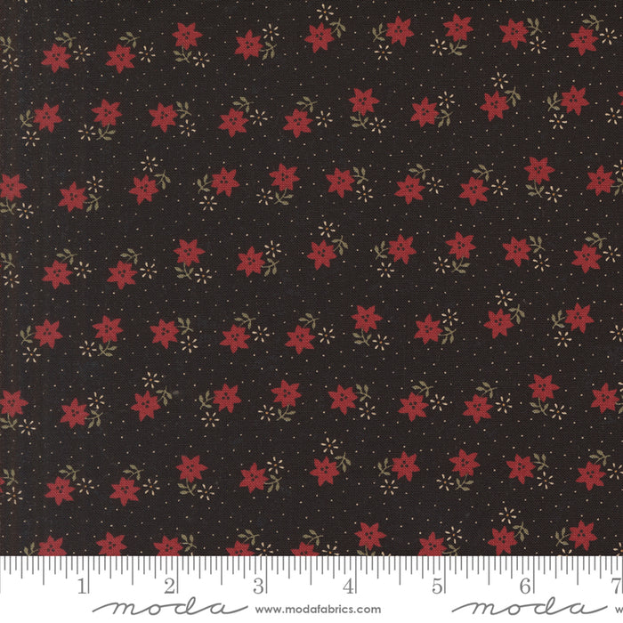 A Vintage Christmas - Cactus Florals Black