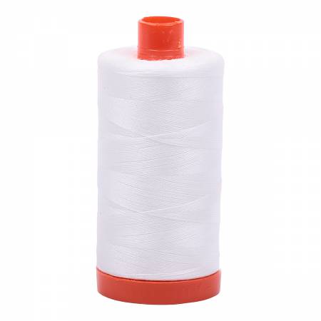 Aurifil 50 wt. Cotton Thread - Natural White