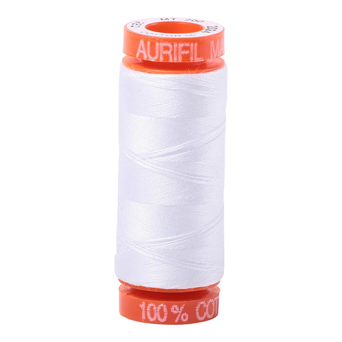 Aurifil 50 wt. Cotton Thread - White