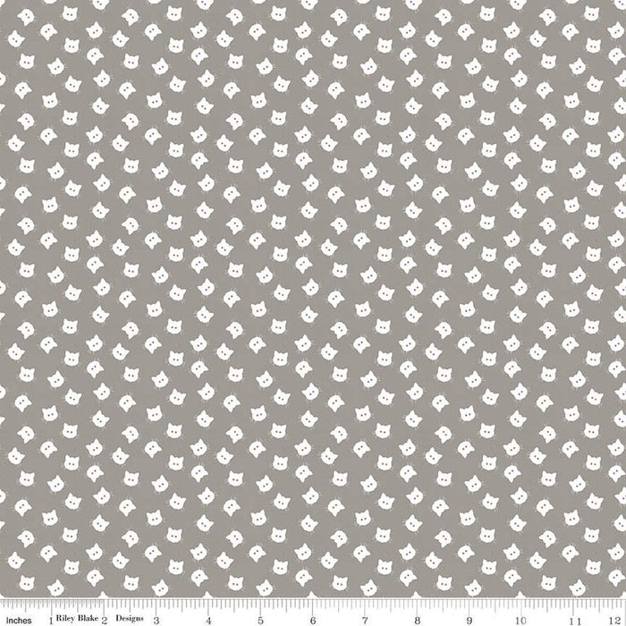 Costume Maker's Act II - Scaredy Cat Buttons Gray