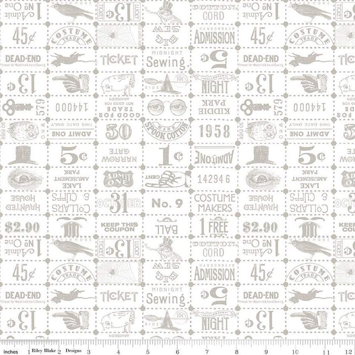 Costume Maker's Act II - Ticket Grid White